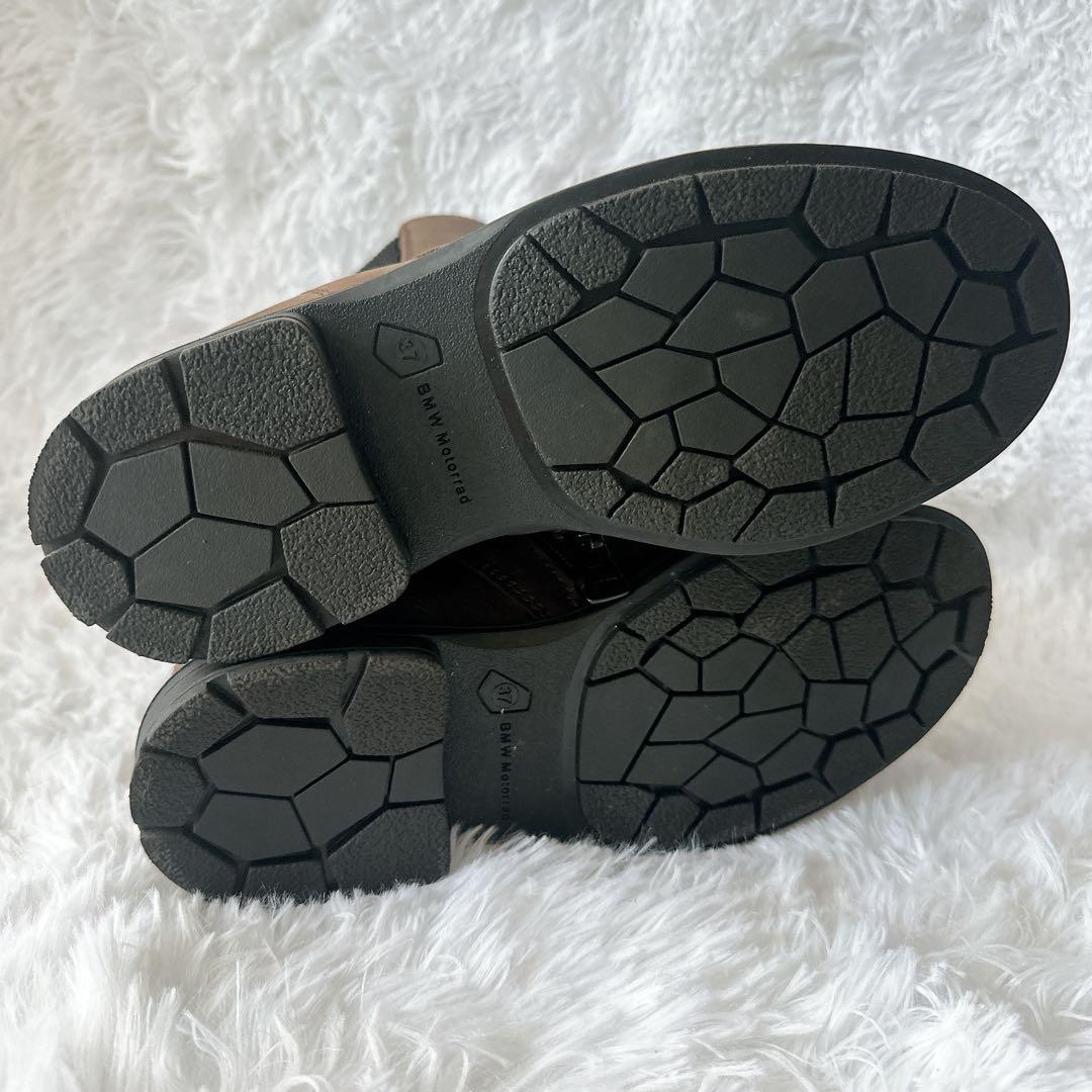 BMW Motorrad ブラウン レザー ライティングブーツ バイクブーツ