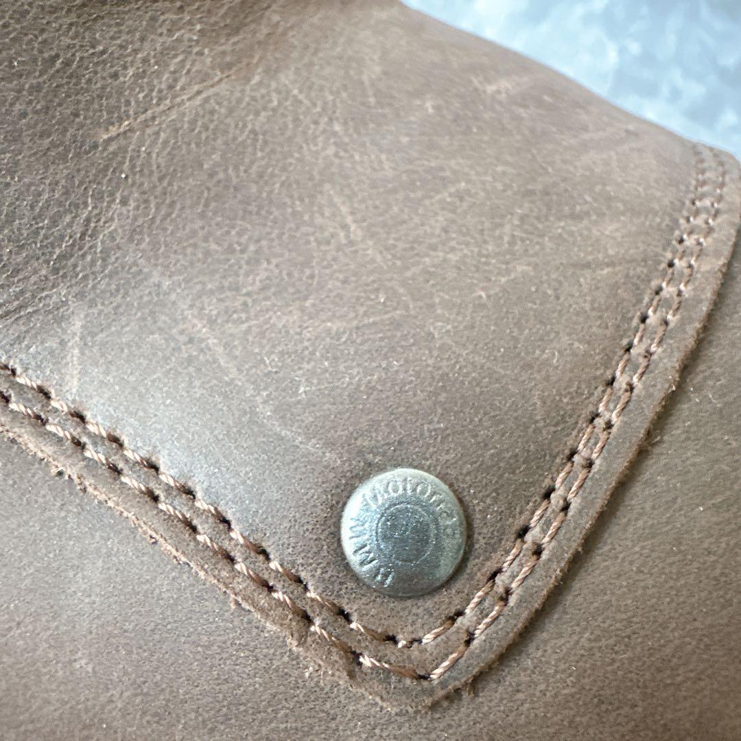 BMW Motorrad ブラウン レザー ライティングブーツ バイクブーツ