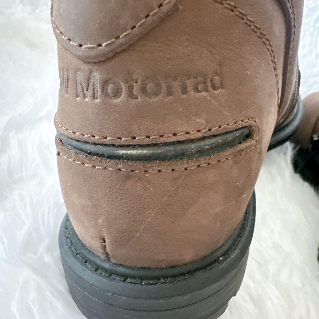 BMW Motorrad ブラウン レザー ライティングブーツ バイクブーツ