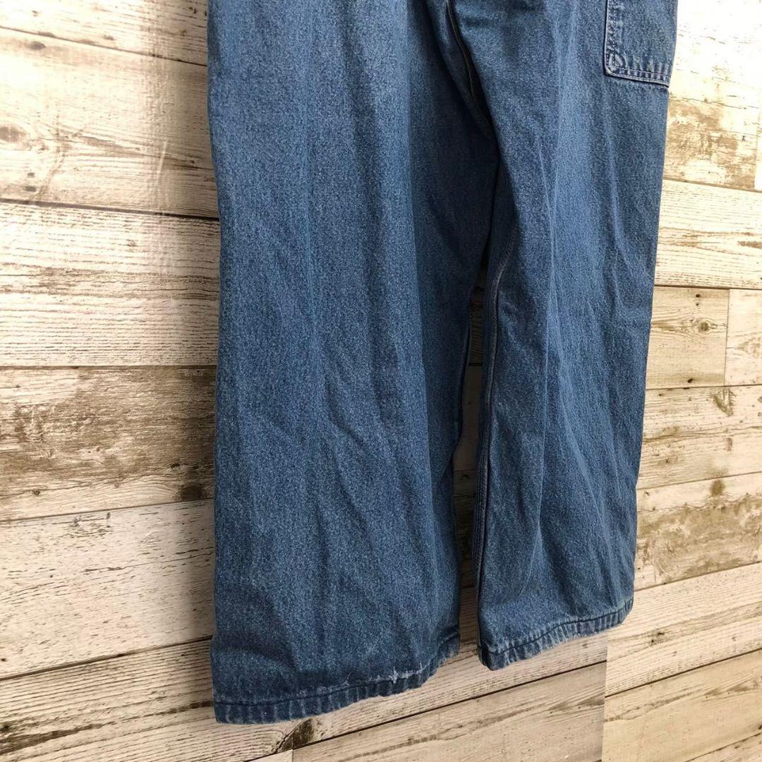 【k8912】USA古着カーハートデニムオーバーオールサロペットグランジフェード