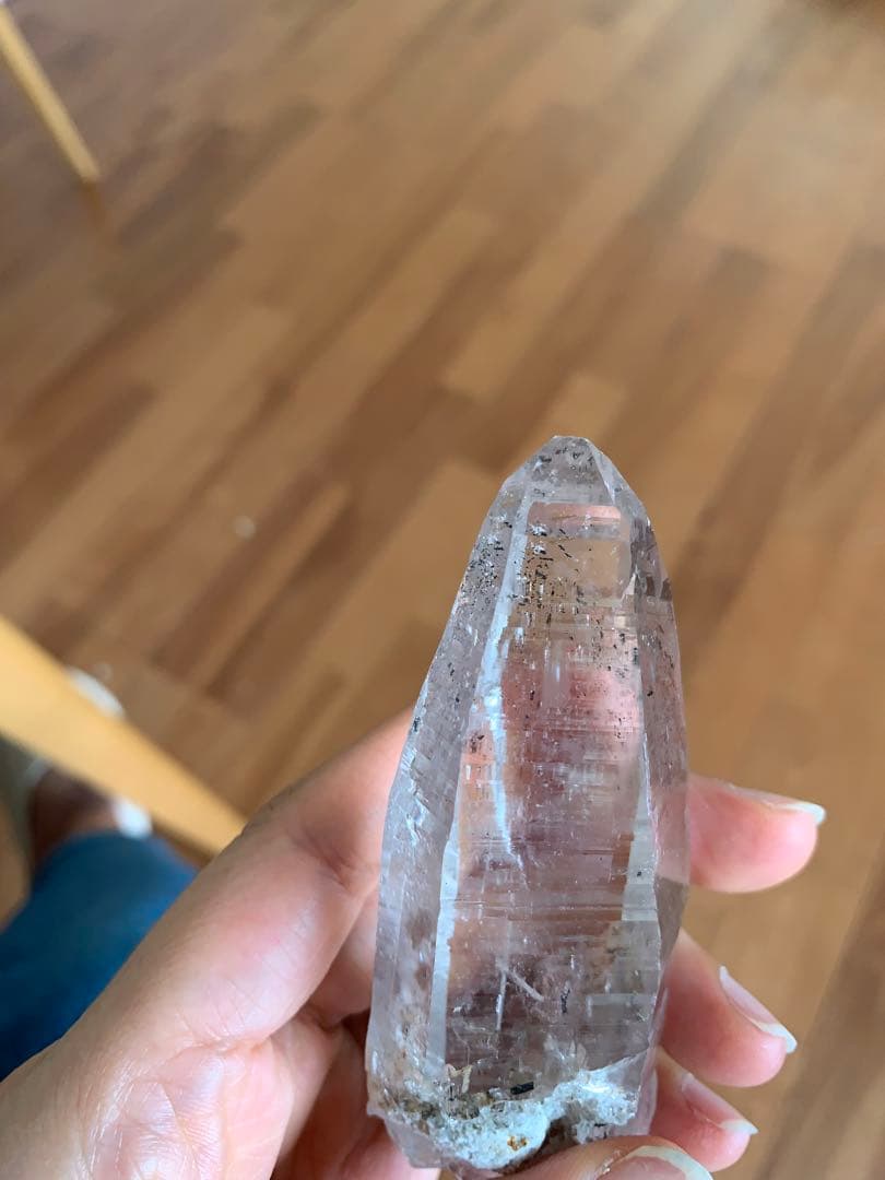 値下げ！ヒマラヤ水晶　パキスタン　 超クリアー　セルフヒールド　ＤＴ　虹あり