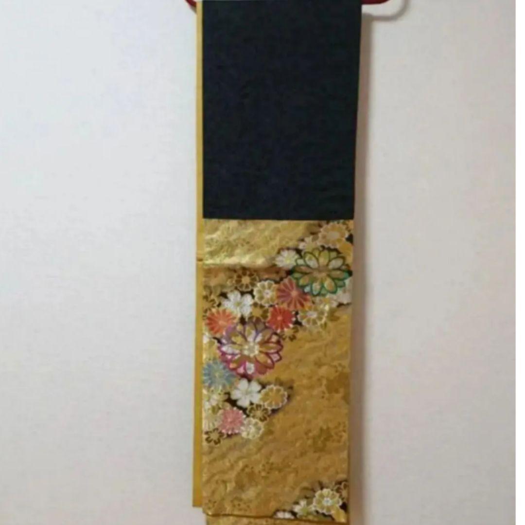 【2回着用】振袖◆8点セット◆成人式◆卒業式など クリーム色 花柄