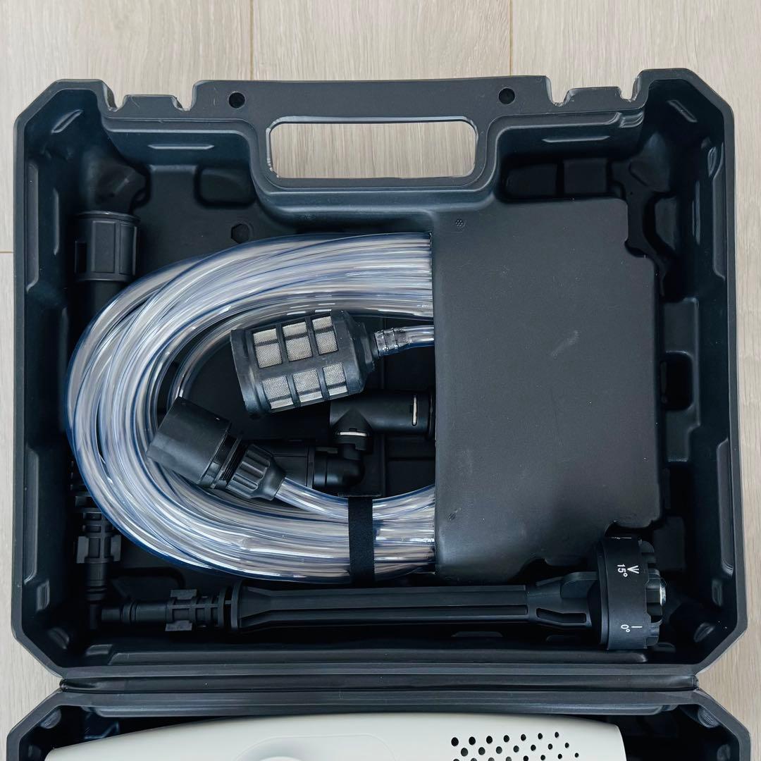 【美品】BOOMAX 高圧洗浄機 バッテリー2個付き フルセット