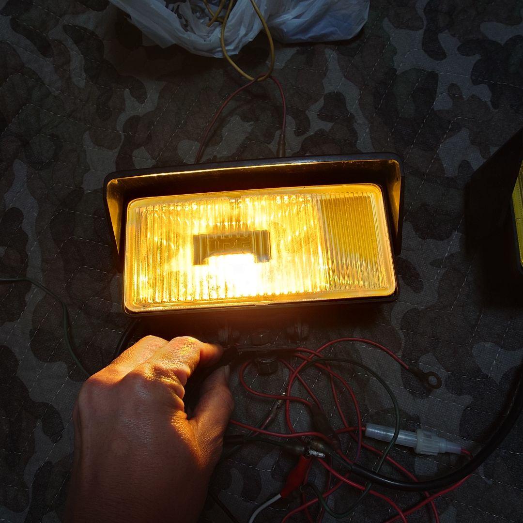 当時物！動作確認済み IPF 830 オートカバー ハロゲンフォグランプ 旧車等