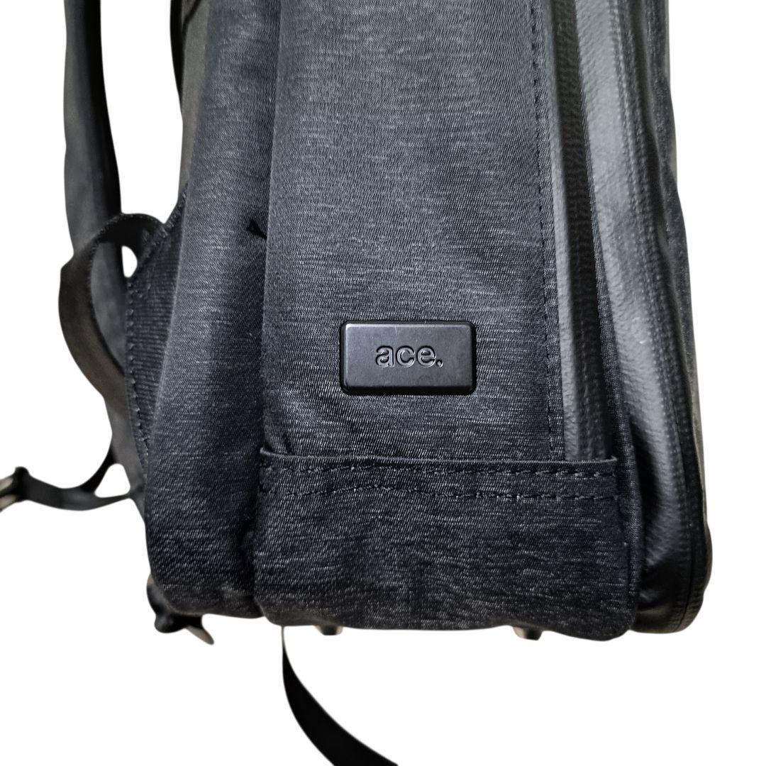 【極美品】エースジーン ガジェタブルヘザー2 リュック バックパックブラック