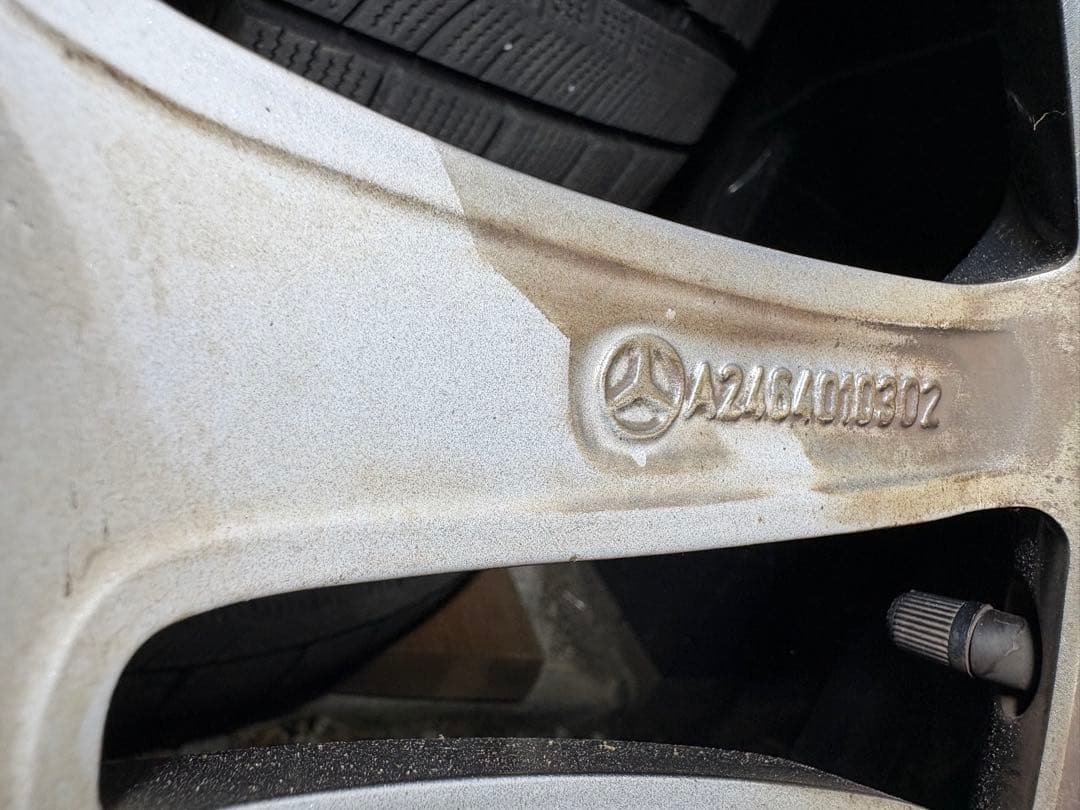 メルセデスベンツ 純正17インチホイールセット　225/45R17 スタッドレス