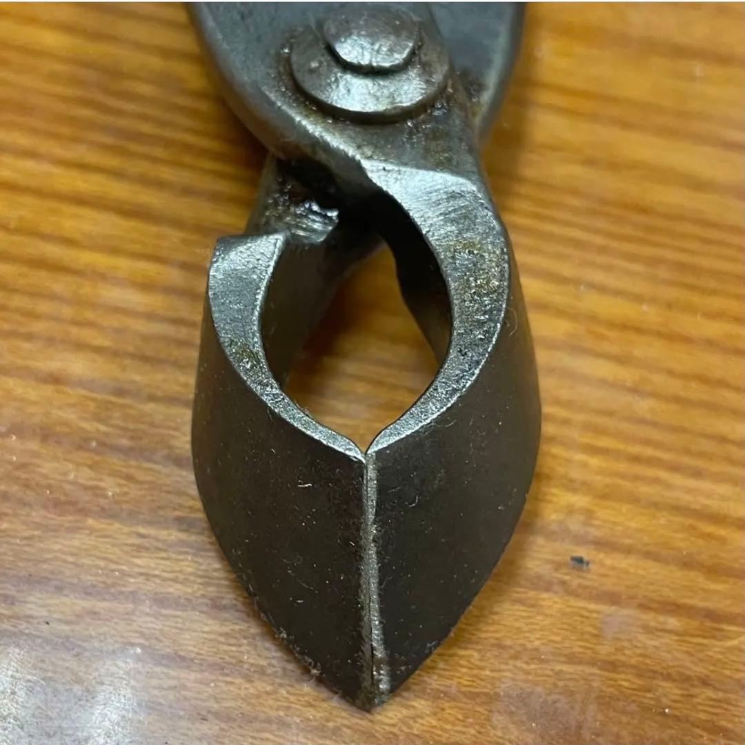 最高級 盆栽用具 昌国【特製】又切り鋏(約)214㎜ 240g