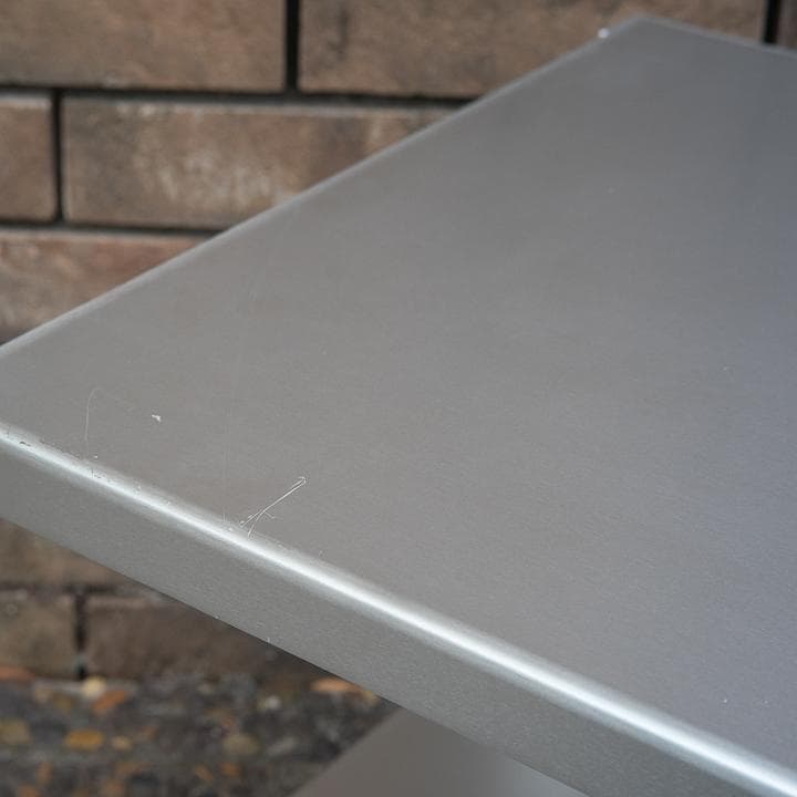 廃盤 無印良品 MUJI アルミ ローテーブル ワゴン 鈴木敏彦