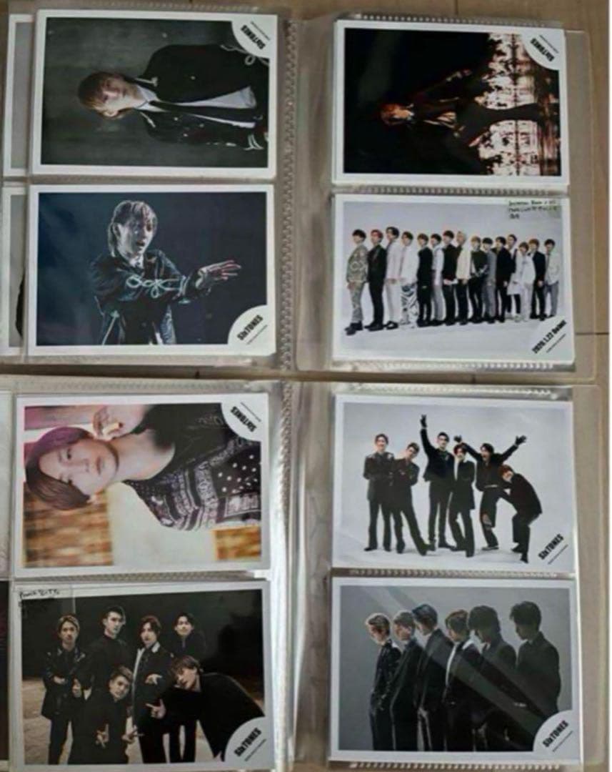 SixTONES 公式写真 オフショット セルフィ フォトセット ステージフォト