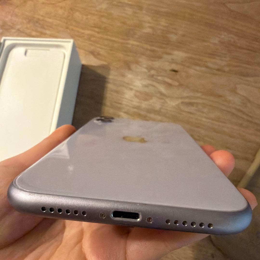 iPhone11 本体 64GB パープル SIMフリー 動作確認済