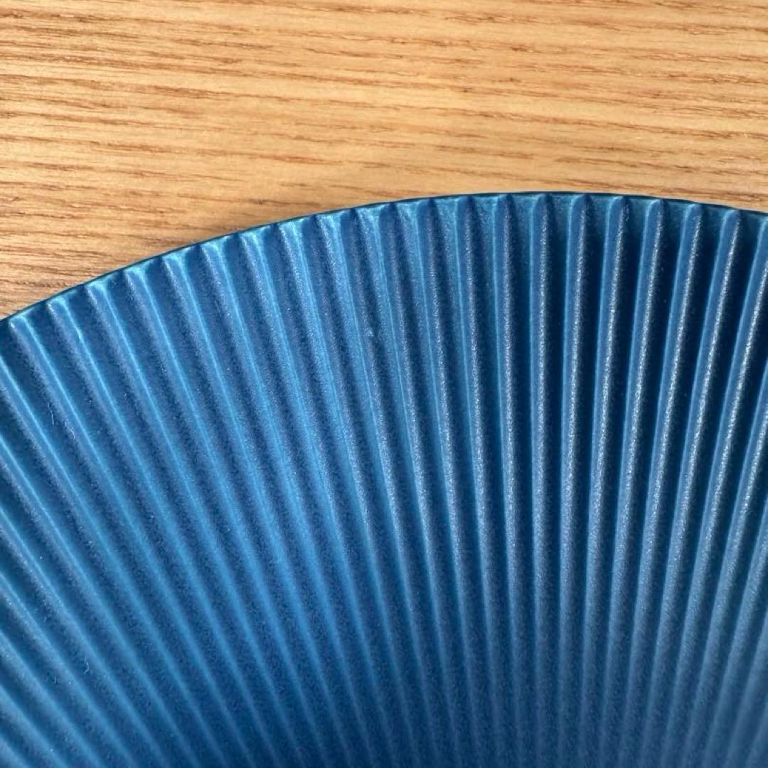 有田焼 李荘窯 青マット 鎬24cmプレート 2枚セット☆