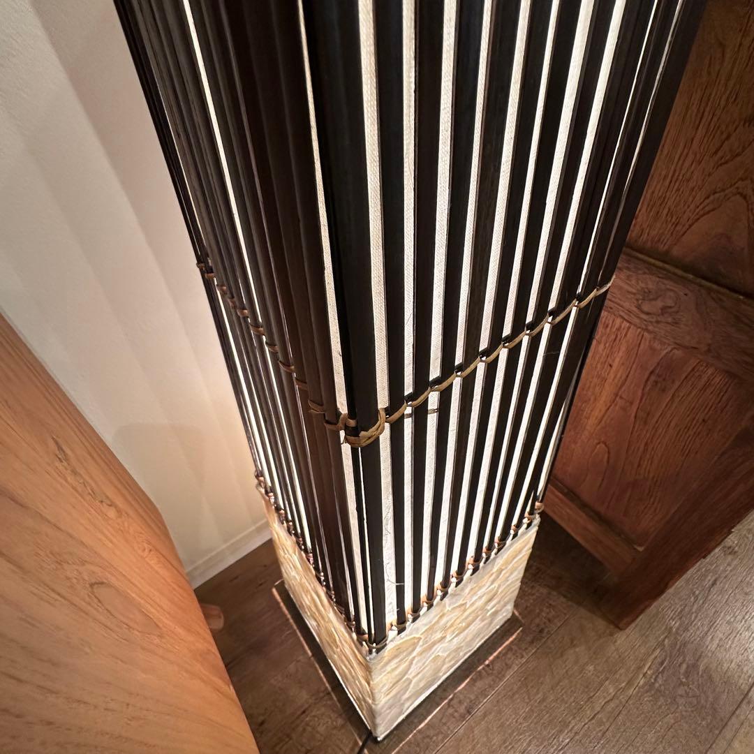 たまバリ島バンブーシェルフロアスタンド 2個セット通常55,000円が