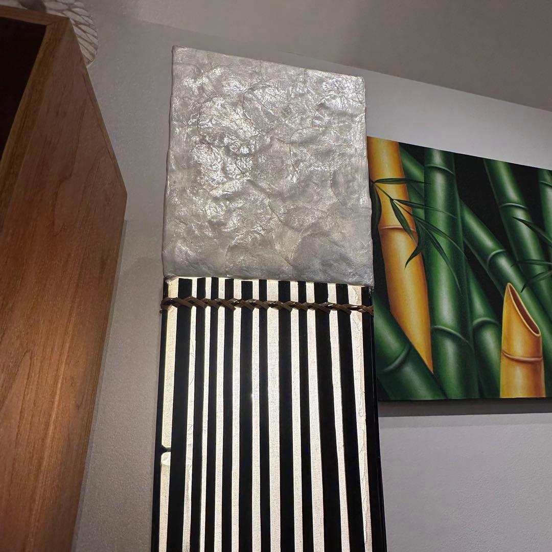 たまバリ島バンブーシェルフロアスタンド 2個セット通常55,000円が