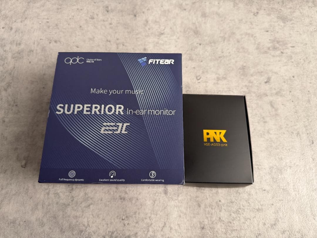 qdc SUPERIOR EX + HSE-AD03-pnk (ピダック)