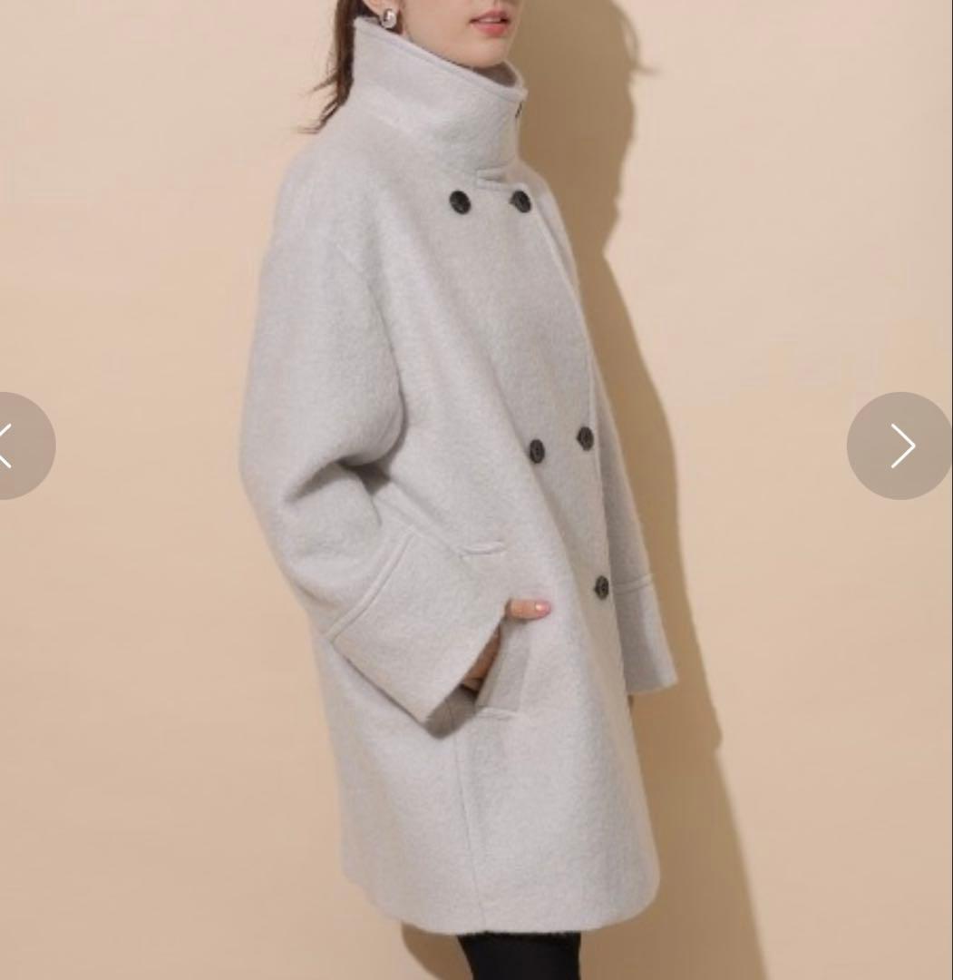 【美品】アプワイザーリッシェ　スタンドミドルコート　テントコート