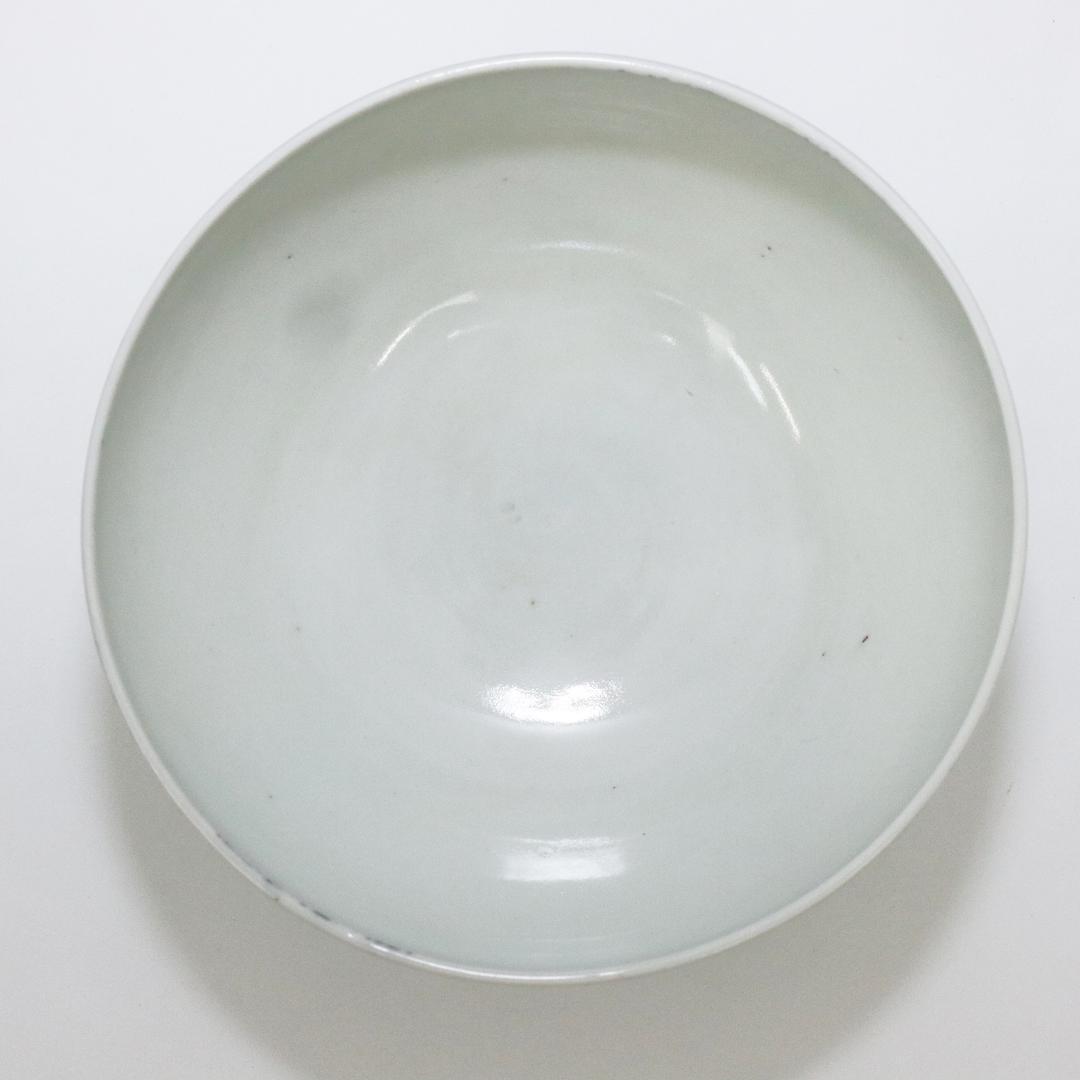 江戸期　古伊万里　染付　花唐草文　3.3寸　茶碗