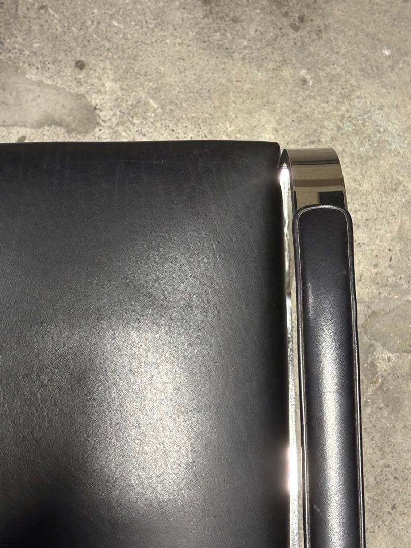 ①正規品knoll ミースファンデルローエ　ブルーノチェア 本革 Bauhaus