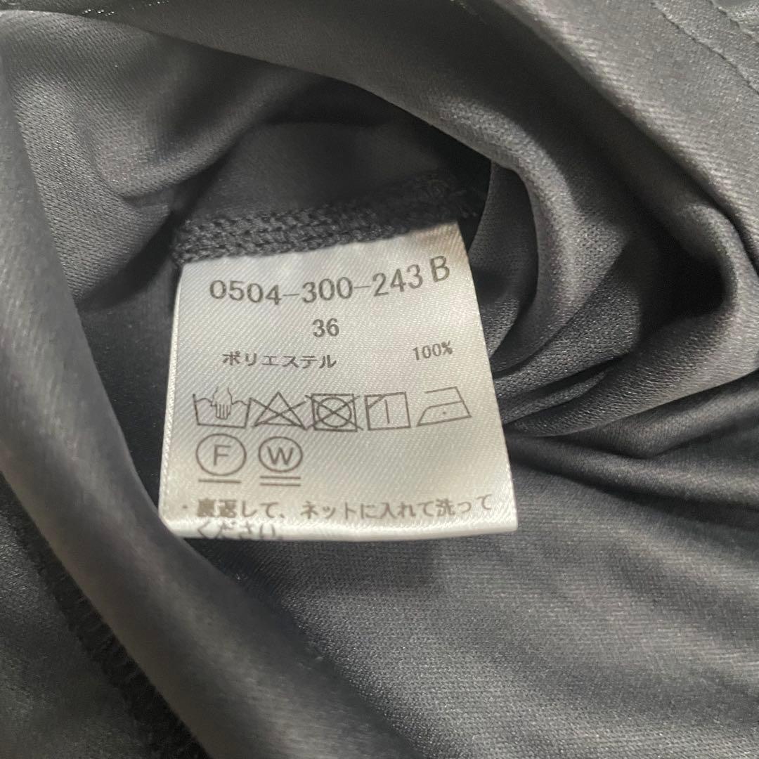 極美品✨Sov. ソブ　ギャザーフリルデザインブラウス　リボン　ブラック　黒