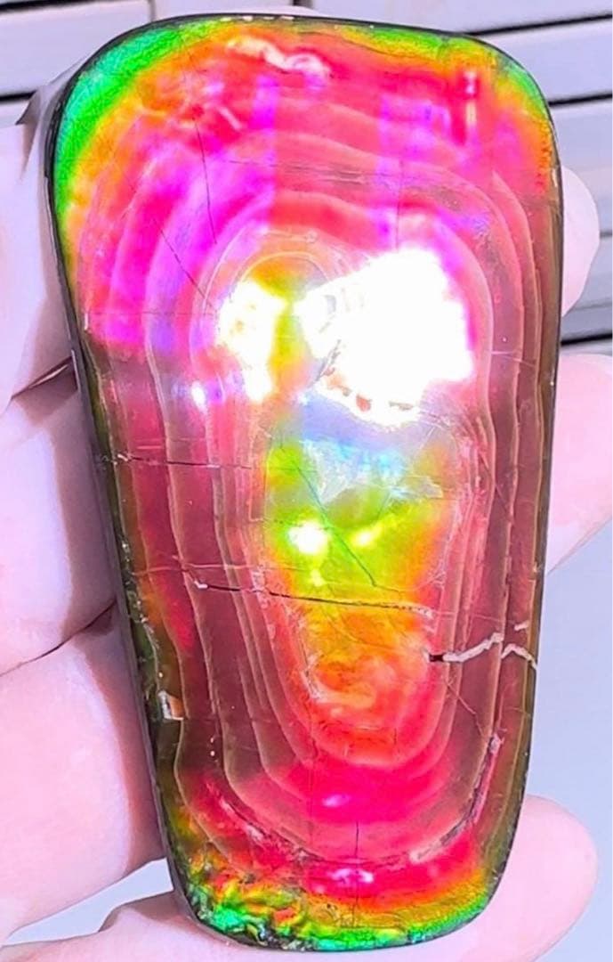 【期間限定セール】アンモライト 天然研磨ルースストーン