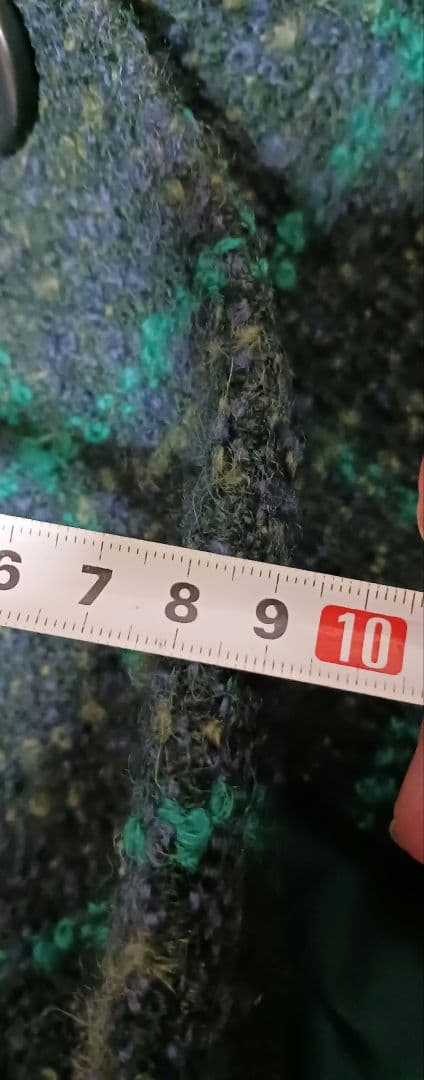 美品 レリアン コート 9 11 13 13+ 高級イタリア製生地 チェック柄