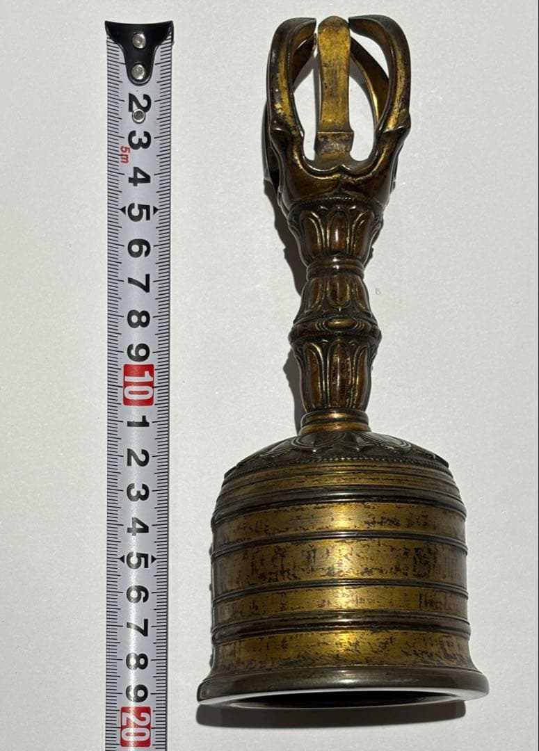 鎌倉時代箱書「金銅五鈷鈴 金剛鈴」1点|密教法具 仏具 真言宗 高野山 弘法大師