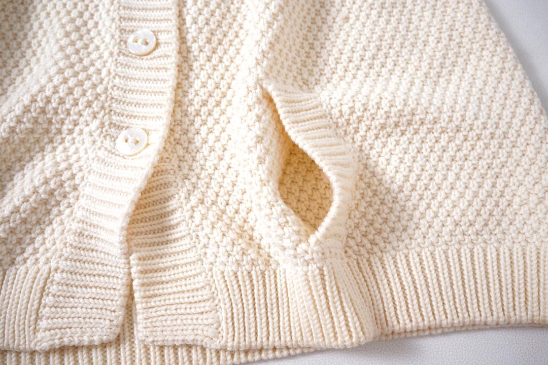 572t*美品 エスカーダ ウール ビックカラー ボウタイニット ポンチョ.