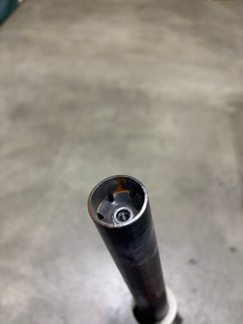 フロントフォーク シルバー リジットフォーク　マウンテンバイク