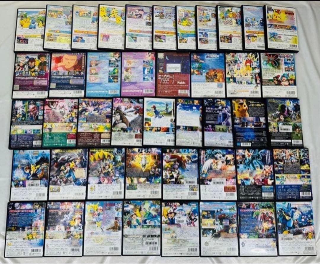 ポケモン　DVD 44本セット　新品ケース付き　ピカチュウ 劇場版