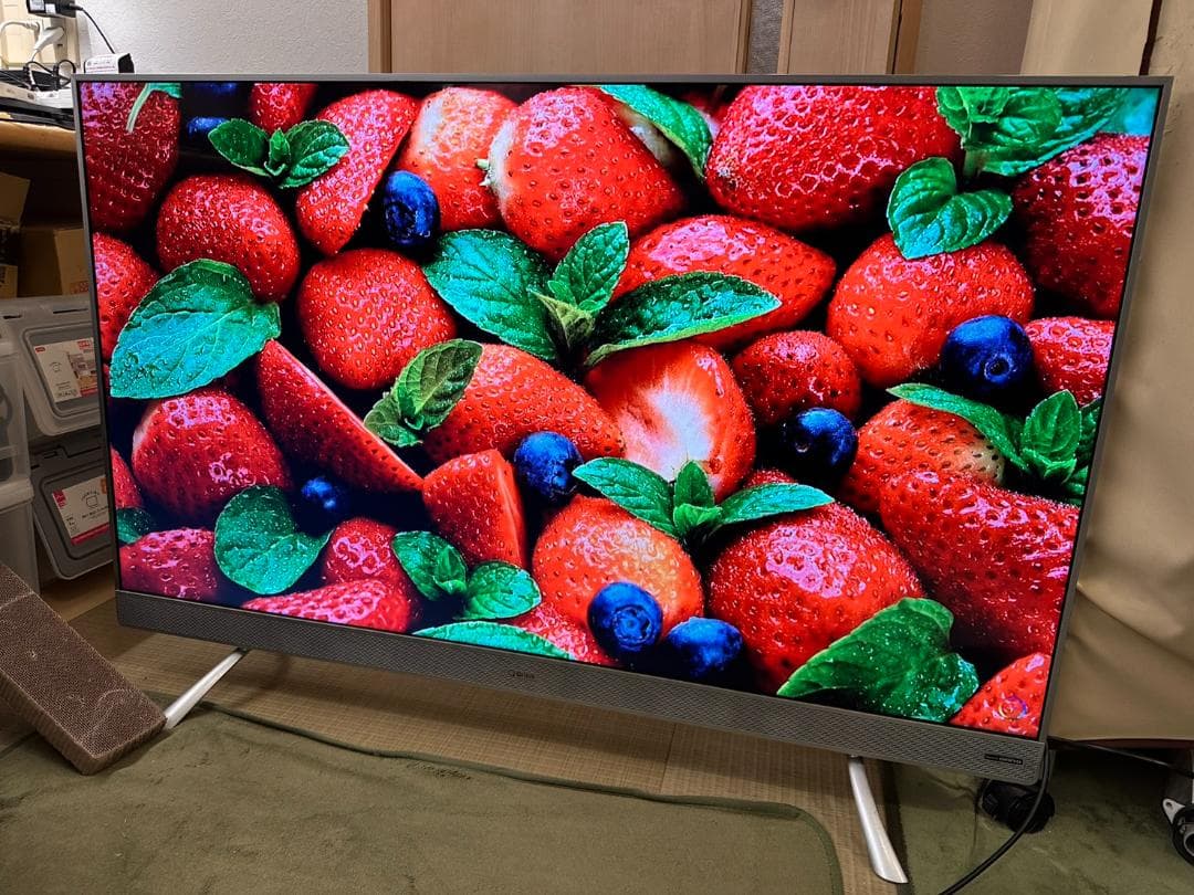 Qriom 49型　4K　テレビ QRT-49W4K 20年製 映り綺麗極美品！