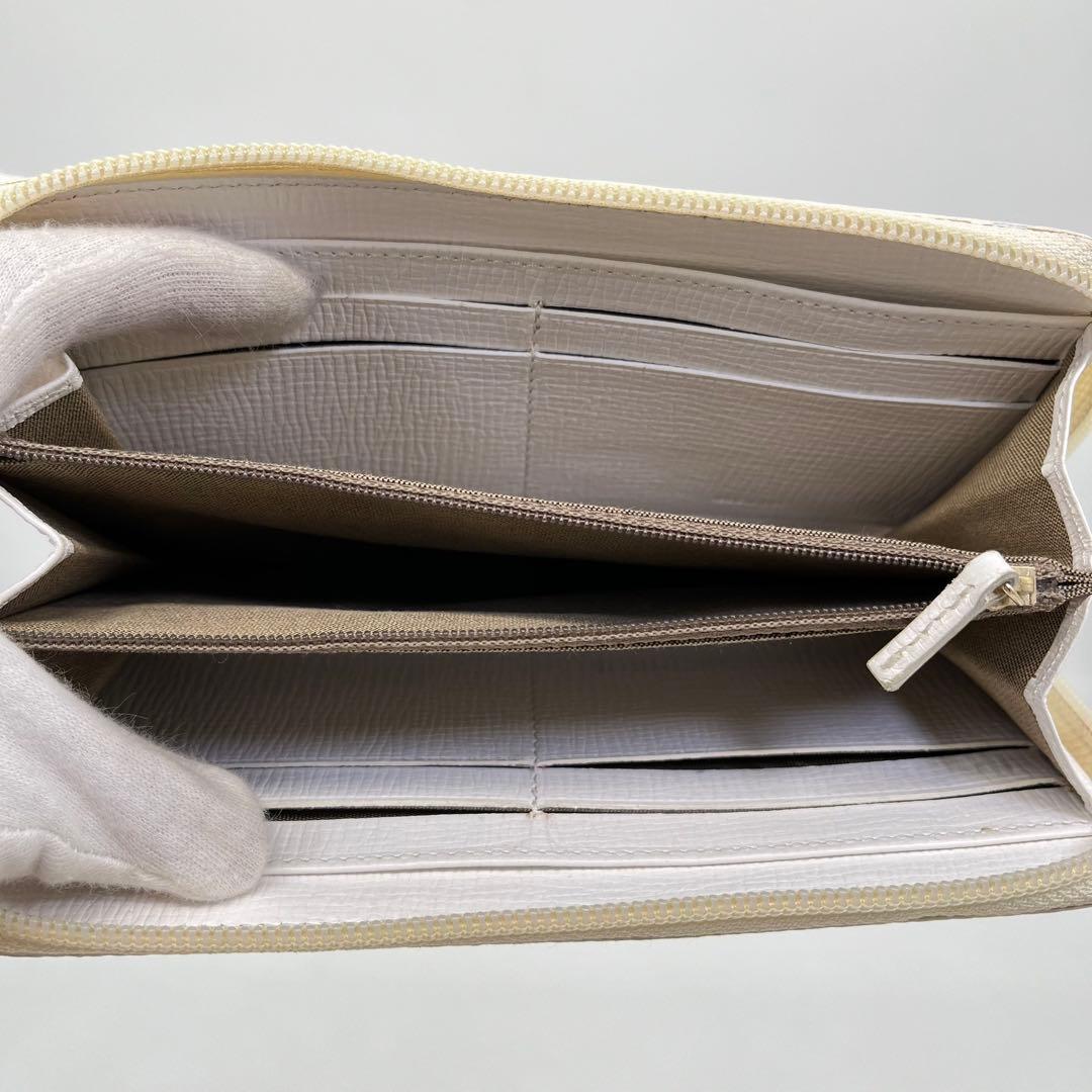 【希少】FENDI 長財布 ラウンドファスナー ズッカ柄 マルチカラー PVC