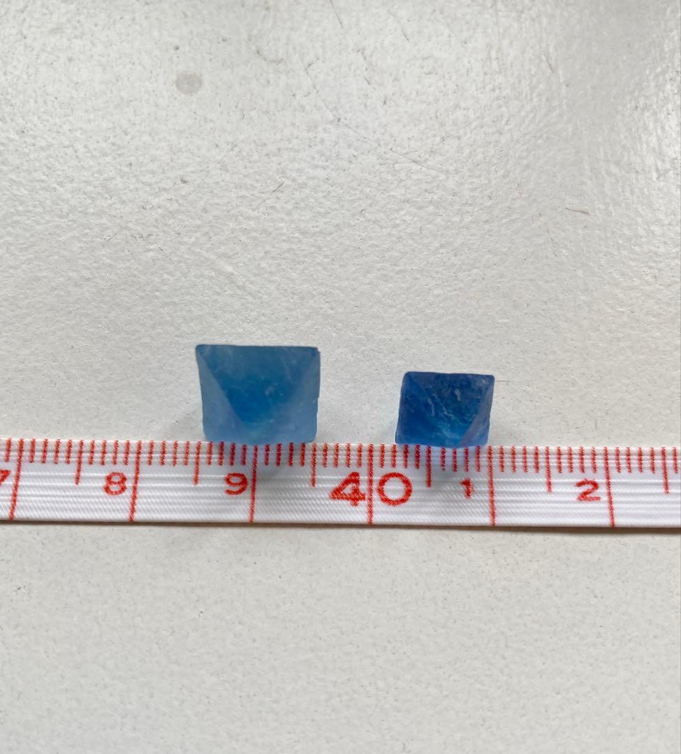 八面体フローライト　ビンガム産　イリノイ産　8個セット　蛍石　鉱物標本