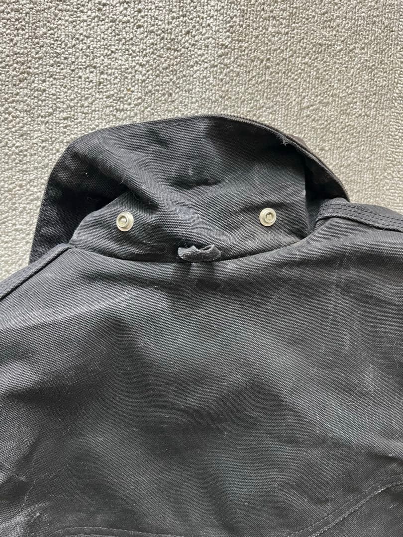n*o様 90s Carhartt USA ダックジャケット フェード　ブラック