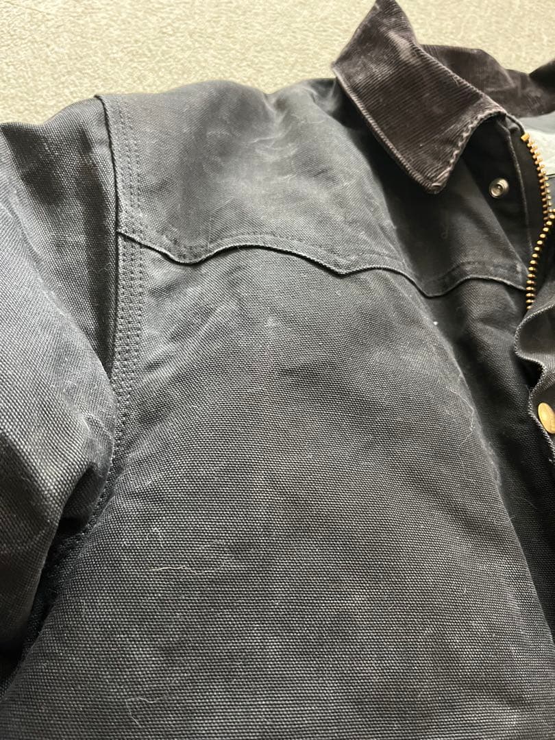 n*o様 90s Carhartt USA ダックジャケット フェード　ブラック