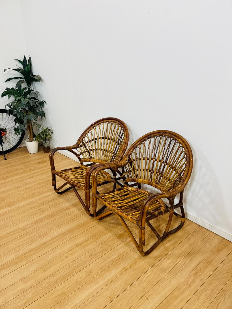 b*i様 ラタンチェア　ラウンジチェア　籐家具