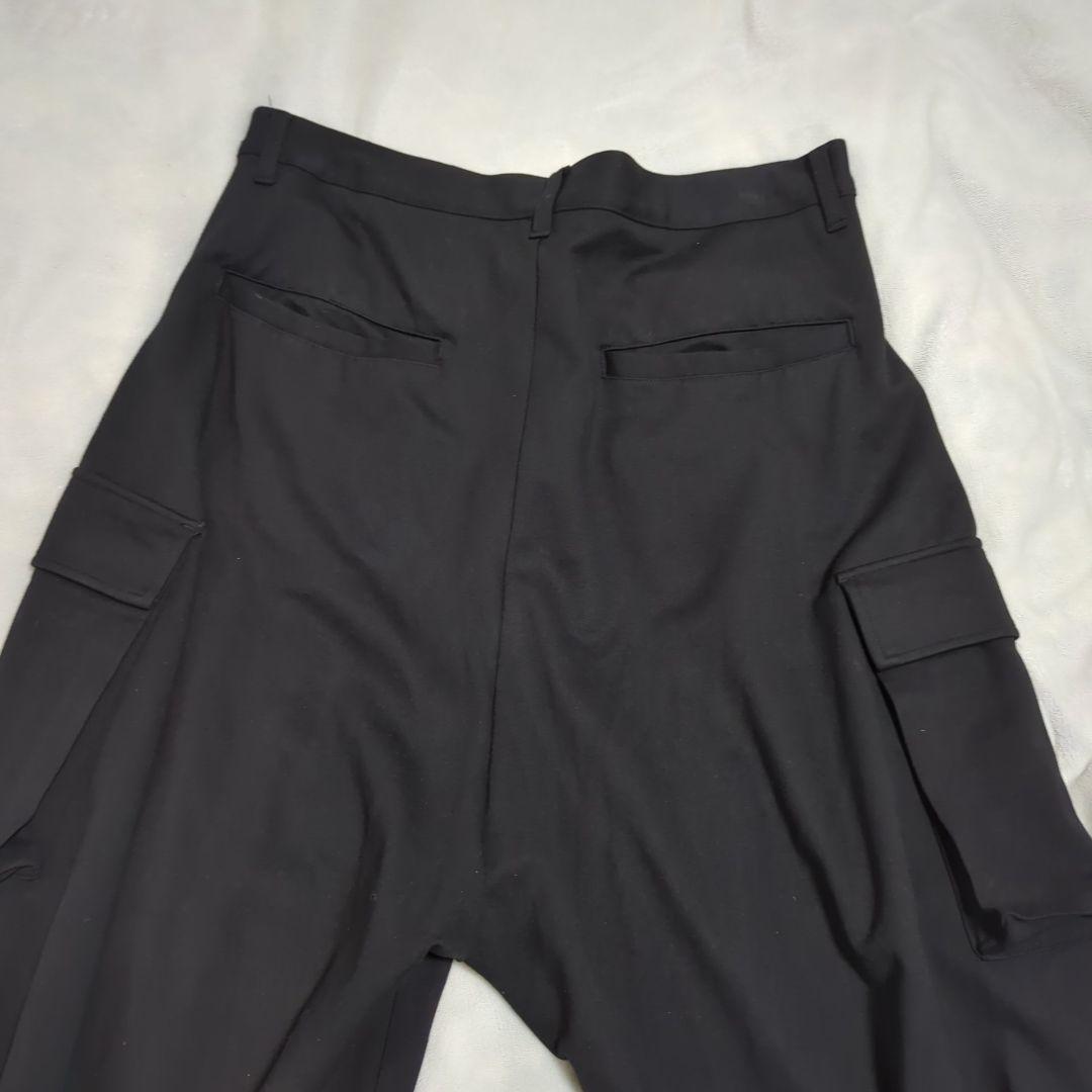 ！NDO様！！美品 23SS グラム クロップド サルエル カーゴ パンツ 黒