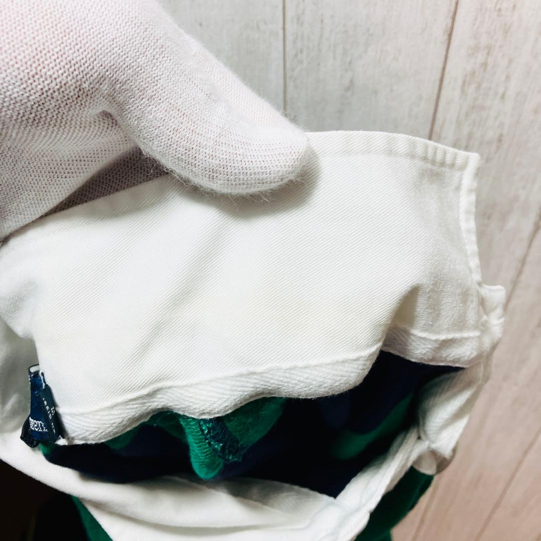 ポロラルフローレン ラガーシャツ 人気色 緑 紺 ボーダー ワンポイントロゴ