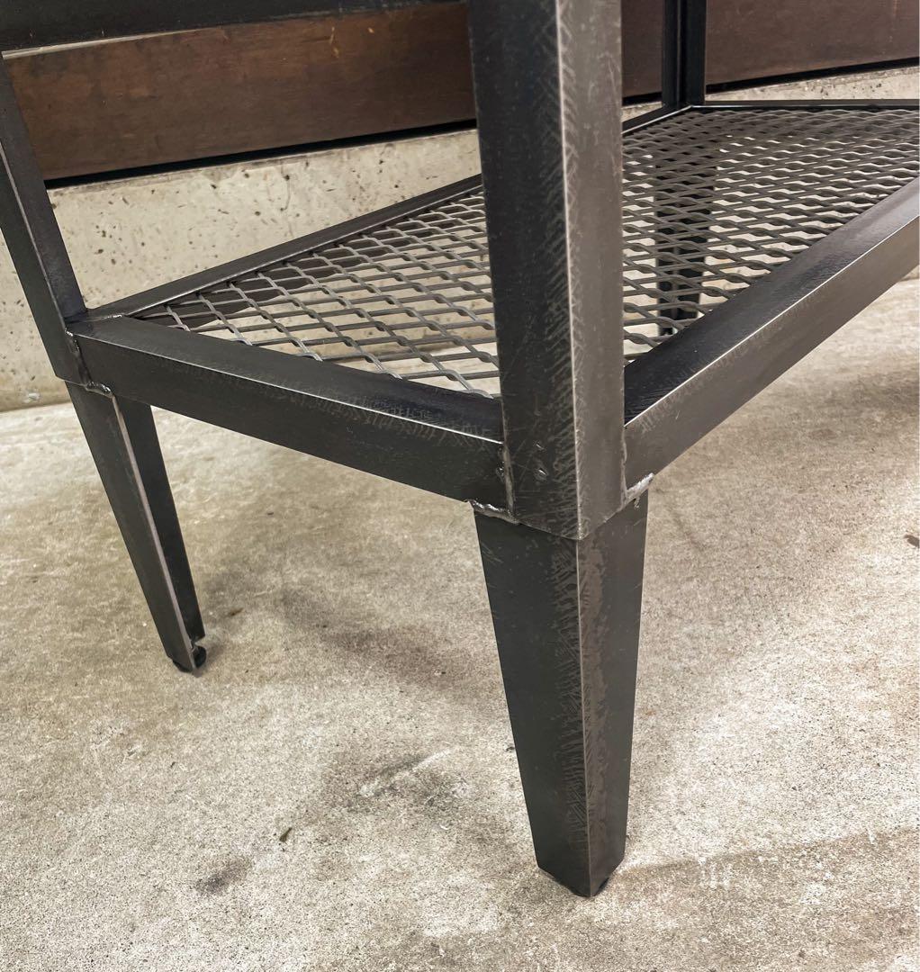 アイアンラック　植物棚　シェルフ　ラック　インダストリアル　アイアン家具