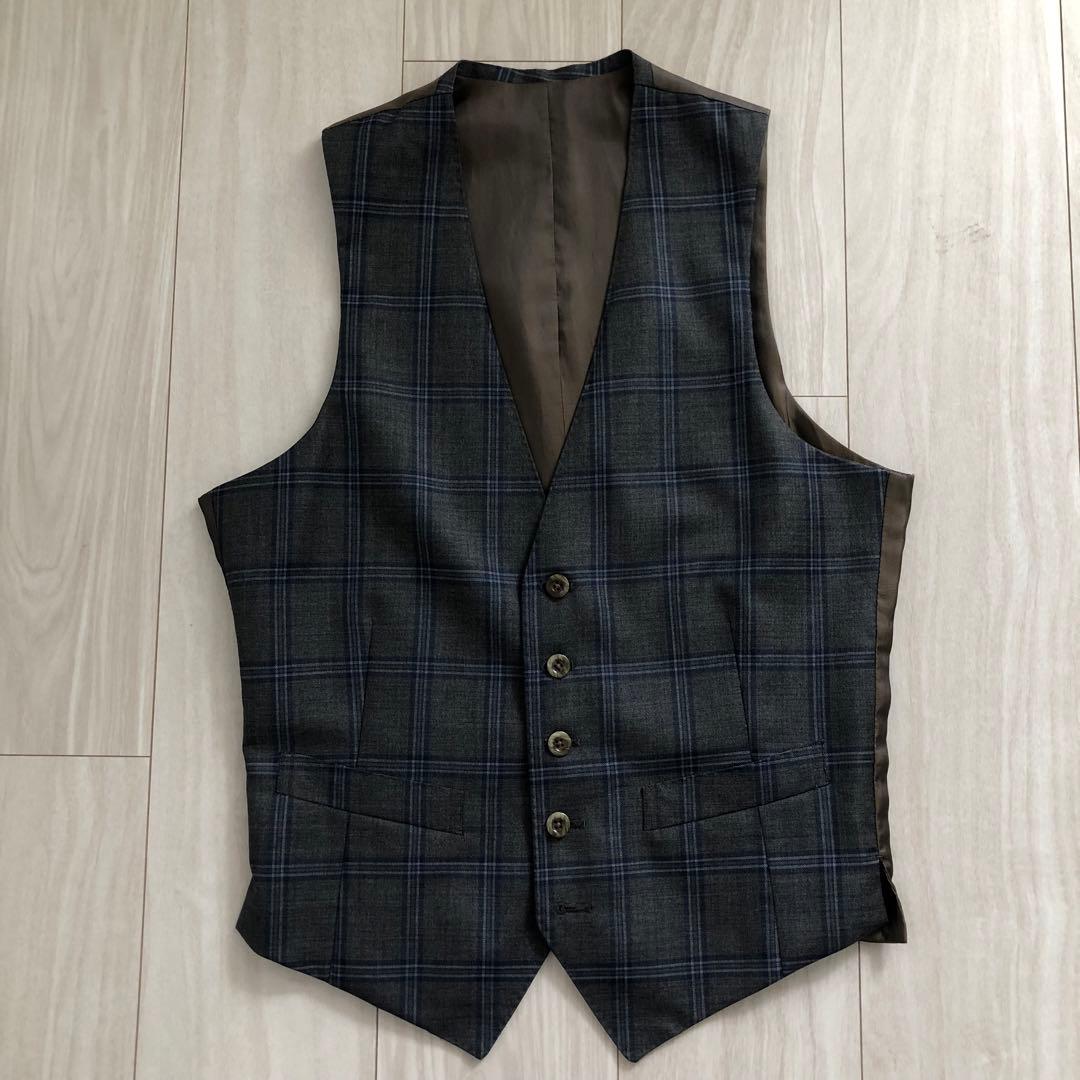 値下げ！【カノニコ/CANONICO製】オーダーメイドスーツ　スリーピース