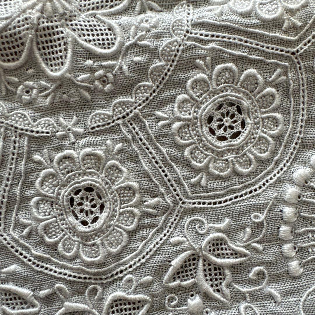 SWATOW ハンカチ　汕頭　手刺繍　鳳凰　スワトウ　花柄　ヴィンテージ