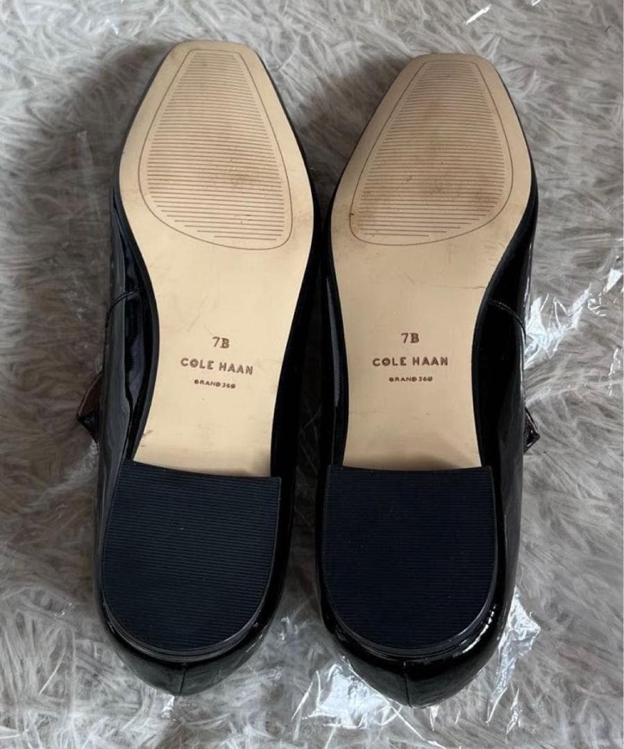 美品コールハーン COLE HAANブリッジ メリージェーン バレエ パテント