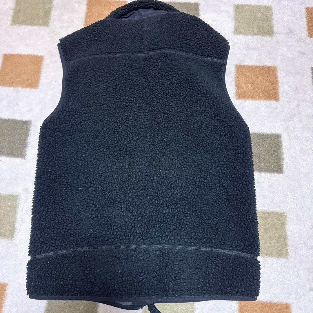 パタゴニア　レトロX ベストSサイズ　オールブラックモデル