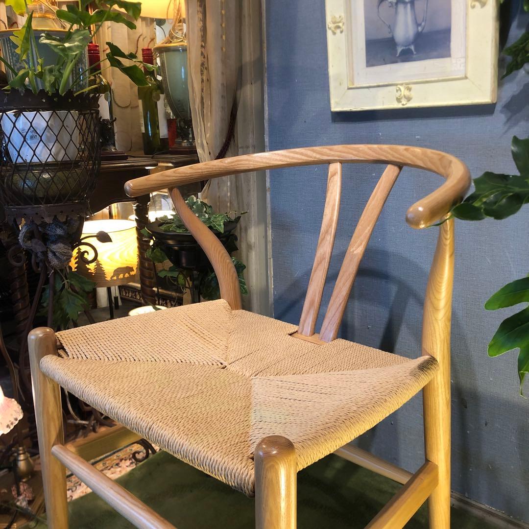 北欧デザインペーパーコード　　Yチェア型　リプロダクト品　椅子