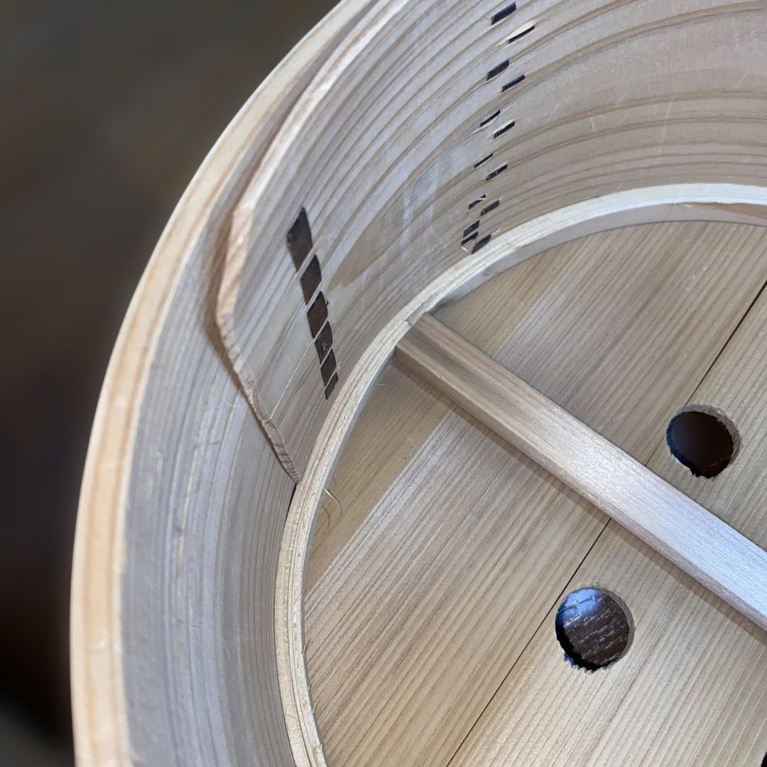 大型　曲げわっぱのセイロ　二段