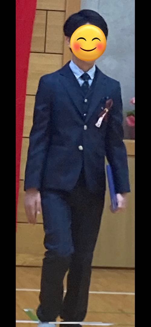 【極美品】ワンダーファクトリー 男の子　フォーマルスーツ　150 ネイビー