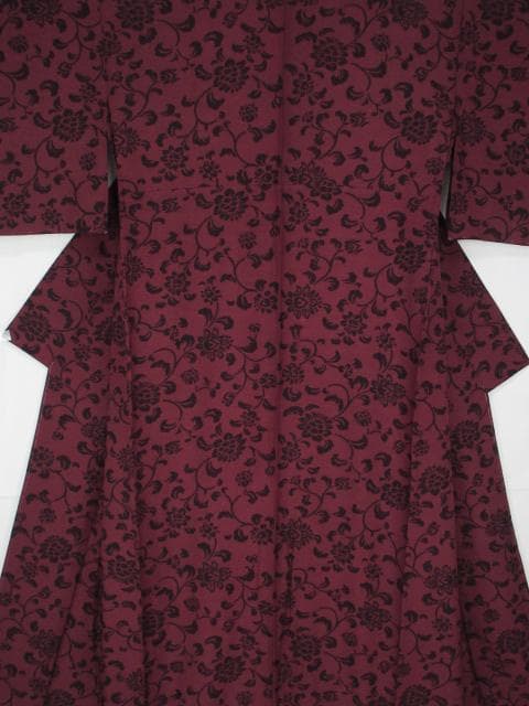 新古品！胴抜き＊丹後峰山＊橋立紬＊染め＊防水加工済み＊着物＊１６２ｃｍ＊裄６９