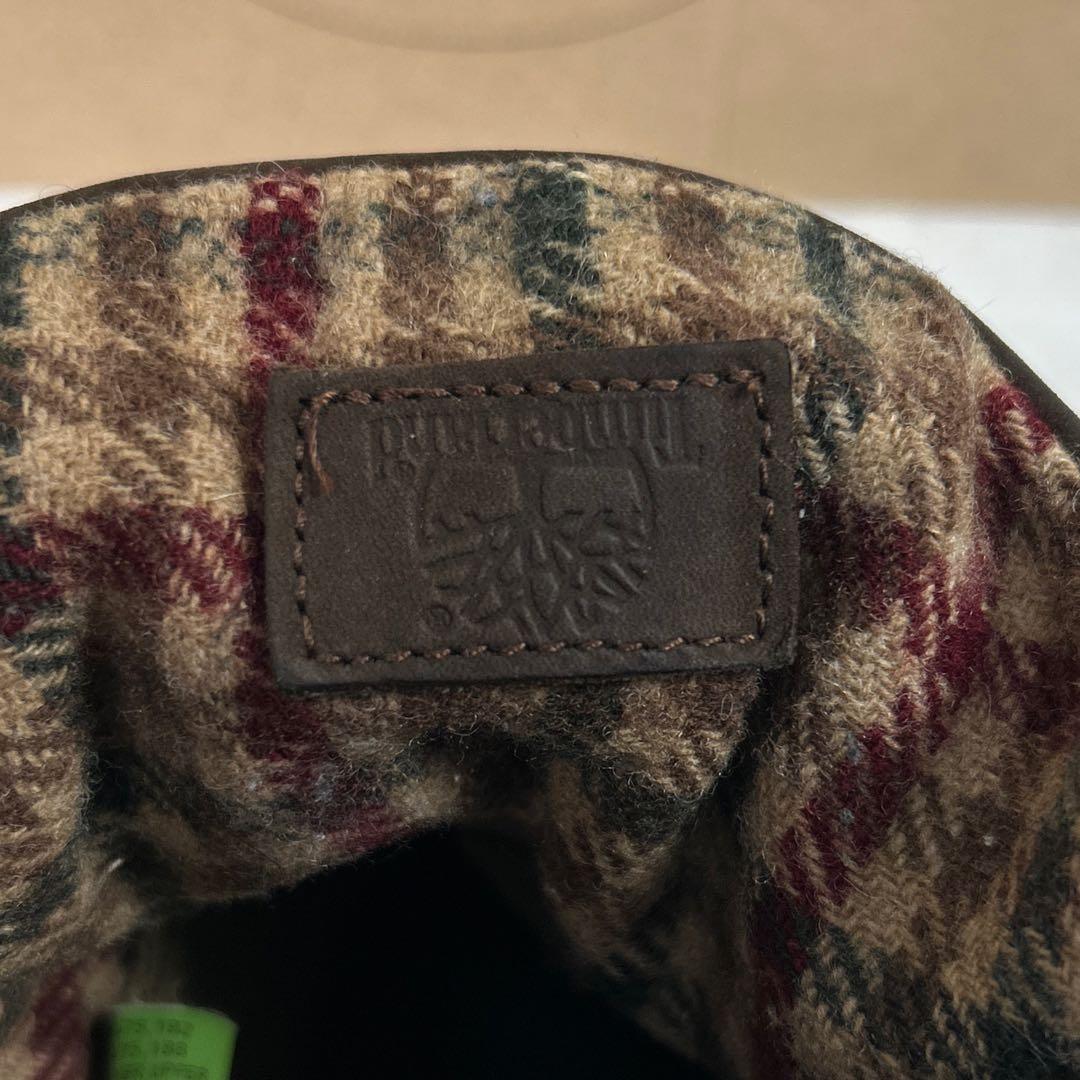 ティンバーランド ウールリッチ ワークブーツ 8.5 26.5cm ブラウン