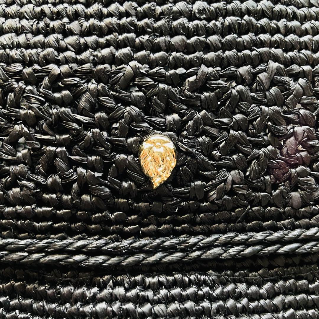 美品✴︎ヘレンカミンスキー juliet8 ジュリエット ブラック 黒 麦わら帽子