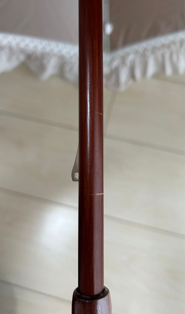 ポロラルフローレン　Ralph Laurenフリル　ストライプ　晴雨兼用　日傘