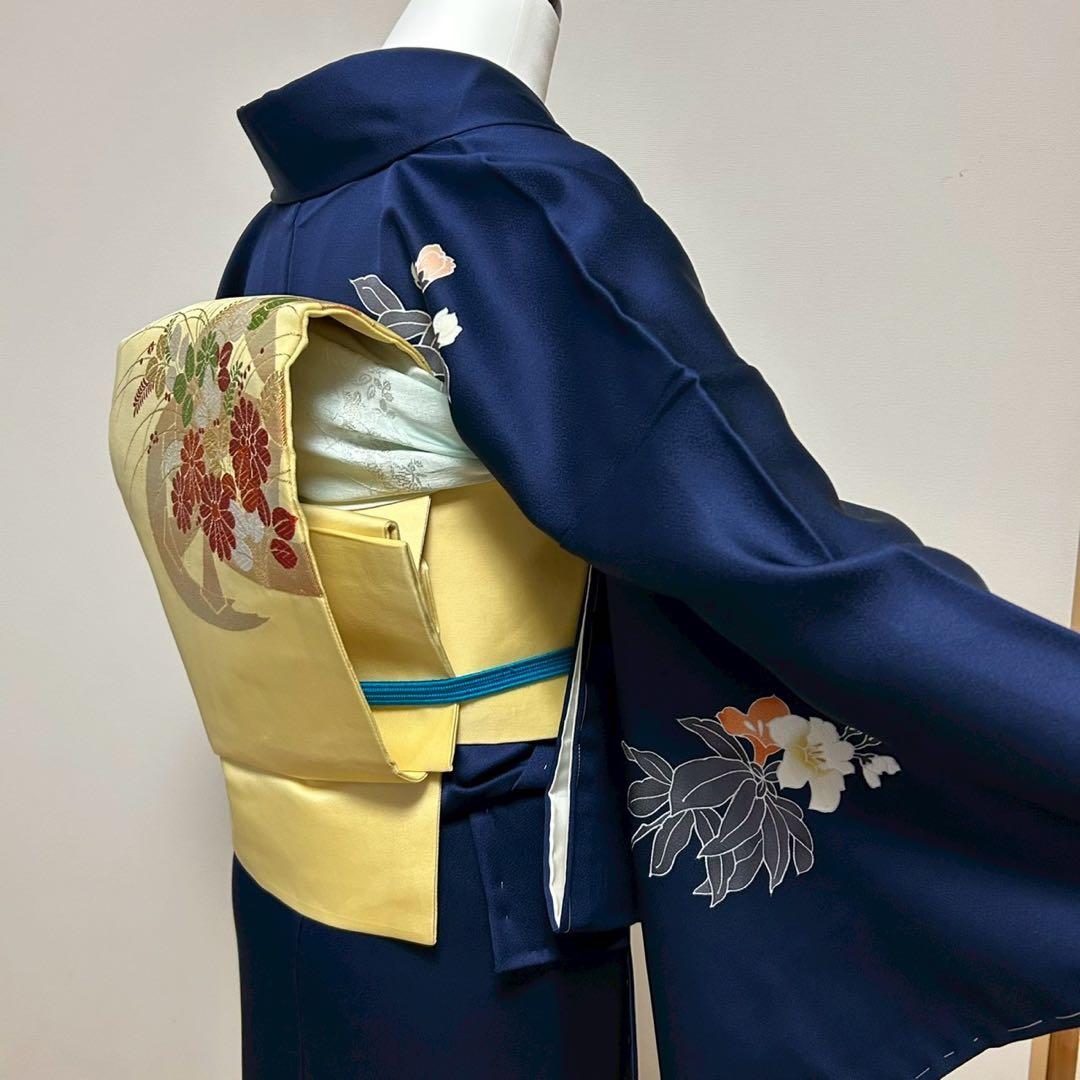 正絹　友禅　訪問着　フルセット　未着用　卒業式　入学式　七五三　モ７1