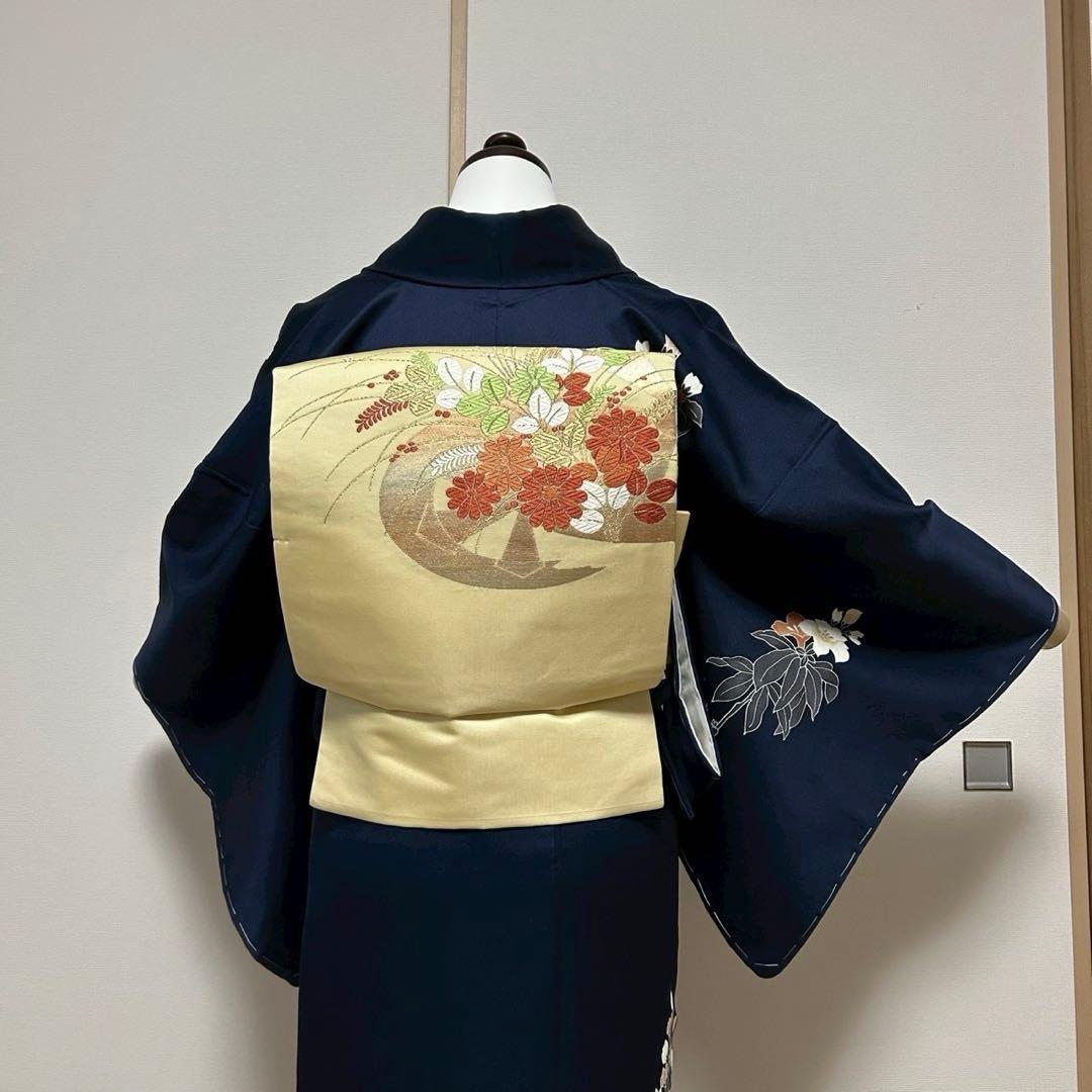 正絹　友禅　訪問着　フルセット　未着用　卒業式　入学式　七五三　モ７1
